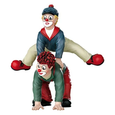 Imagen de GILDE Figura Decorativa pequeña y Coleccionable del Payaso en Caja de Regalo, Accesorio Decorativo, Hecho a Mano, Altura 15 cm