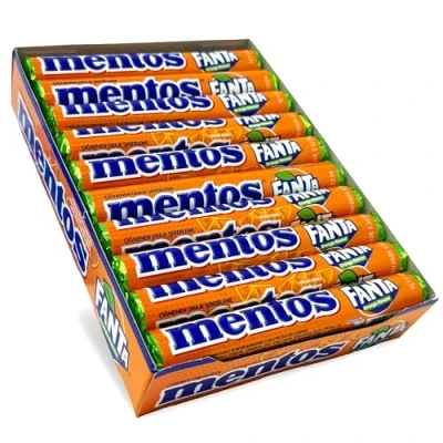 Imagen de Mentos Fanta Edición Limitada, Caramelo Masticable 20 unidades de 38 gr (Total 760 gr)