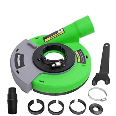 Imagen de Diment Power Cubierta universal para amoladora angular con corona de cepillo, 115/125 mm, color verde