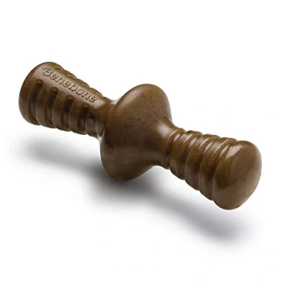 Imagen de Benebone Zaggler Juguete masticable Indestructible para Perros masticadores agresivos, rompedor de aburrimiento Resistente Larga duración Perros, Sabor Real a Tocino, medianos,