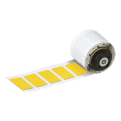 Imagen de M710 Brady M6 04 7593 YL etiquetas de poliéster amarillas 27 mm x 18 (originales)