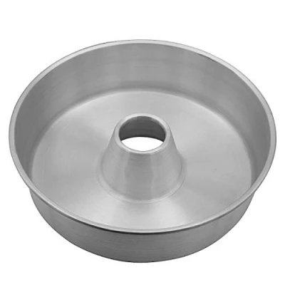 Imagen de Molde Savarín, Bizcochera de Aluminio, Anillo, Acero con Revestimiento Antiadherente, Libre BPA, Plata, Ø24 cm