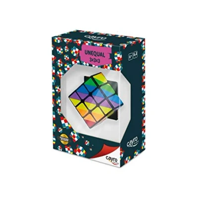 Imagen de Cayro Cubo Unequal 3x3x3 Imposible Speed Cube Rompecabezas Multicolor Gira Suavemente Sin Atascarse Mayor Velocidad Diseño Ergonómico