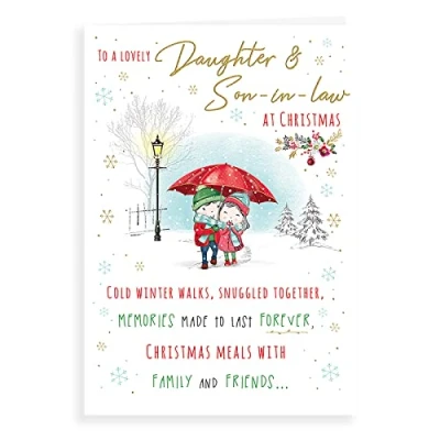 Imagen de Piccadilly Greetings Group Ltd Avant Garde Studios H95008 Tarjeta de Navidad para nuera y nuera, 22,86 x 15,24 cm