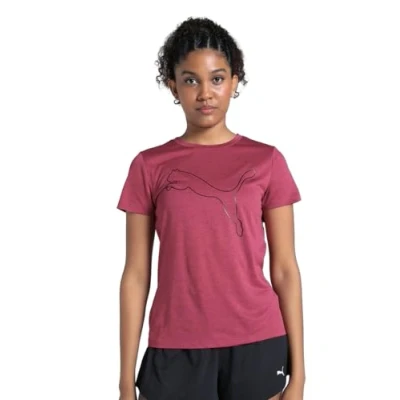Imagen de Puma Essential LOGO TEE Camiseta deportiva, Mujer, Talla: Large, Port heather