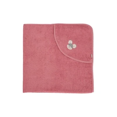 Imagen de Sterntaler Gots Mabel Toalla de baño para niña, con Capucha, diseño ratón, Lavable, Bio, Color Rosa