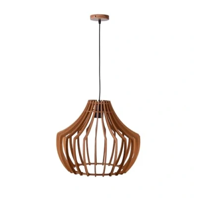Imagen de BEL AIR HOME Lámpara Colgante 1xE 27 Material Natural Con Altura Regulable (BOMBILLA NO INCLUIDA) (BALI 35 CM)