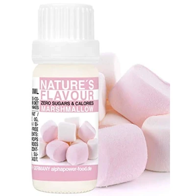 Imagen de ALPHAPOWER FOOD Aromas alimentarios por repostería y bebidas I 10ml Vegano, Malvavisco Marshmallow 100% naturales con Sabor Premium saborizante sin azucar Flavdrops, Flavor Drops liquida