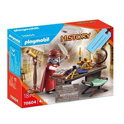 Imagen de PLAYMOBIL History Set de Regalo Astrónomo, Multicolor, 18 Piezas
