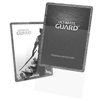 Imagen de Ultimate Guard Katana Sleeves Standard Size Clear (100) Fundas para Juegos de Cartas Intercambiables, Color Transparente, Estándar (UGD010090HEO)