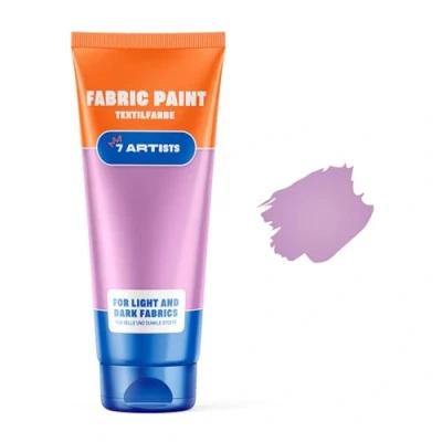 Imagen de 7 Artists Pintura Textil Para Tela Lavanda 60 ml Pinturas Telas Permanentes Ropa Permanente y Lavable De