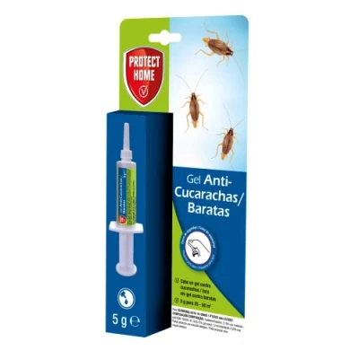 Imagen de PROTECT HOME Gel Anticucarachas de acción inmediata con jeringuilla 5g. Elimina Todo Tipo cucarachas. para Uso doméstico, ultrarresistente.