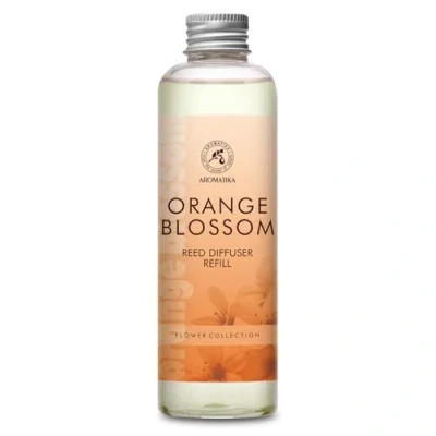 Imagen de Recambio de Difusor Flor Azahar 200 ml Recambios Aroma para Difusores Carrizo Fragancia Fresca y Duradera Aromaterapia SPA Hogar Oficina Ambientador Ambiente