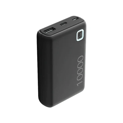 Imagen de Powerbank CellularLine PBESSENCE10000K, 10000 mAh, Universal, 12 W, USB A / C MicroUSB, Negro