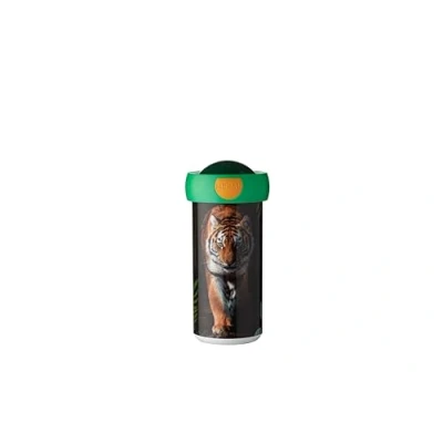 Imagen de Mepal Vaso Escolar Campus de Bebida Taza a Prueba Fugas para Niños Reutilizable Sin BPA y apto Lavavajillas 300 ml Wild Tiger