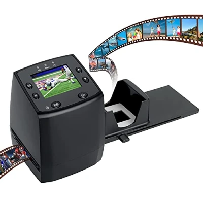 Imagen de DIGITNOW! Escáner de negativos y diapositivas con pantalla LCD 2,4, alta resolución (3600 ppp), convierte 35/135 mm en archivos digitales JPEG