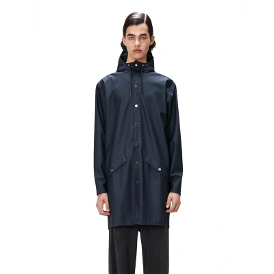 Imagen de Rains LONG Jacket Unisex Impermeable, Talla: XS, Navy