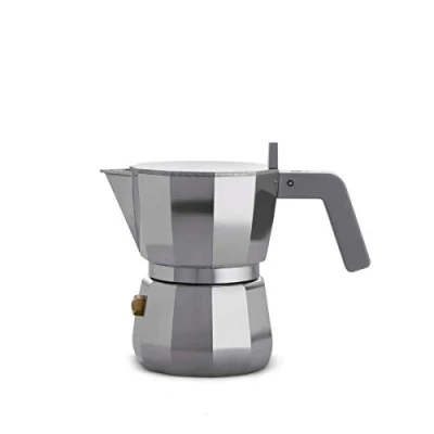 Imagen de Alessi DC06/1 Cafetera Espresso, Aluminum, 13,5 x 7,1 10,9 cm