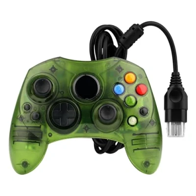Imagen de OSTENT Mando con Cable Tipo S 2 A para Microsoft Old Generation Xbox Console de Videojuegos Color Verde