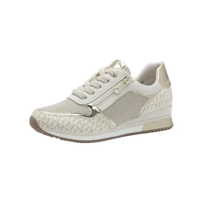Imagen de MARCO TOZZI Damen, Sneaker, Feel ME Fußbett,Wechselfußbett, weiches Innenfutter, 2 23713 41, Zapatillas Mujer, Peine Crema, 39 EU