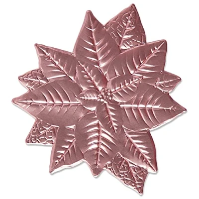 Imagen de Sizzix 3 D Impresslits Carpeta en relieve, diseño de Poinsettia Kath Breen, 665354