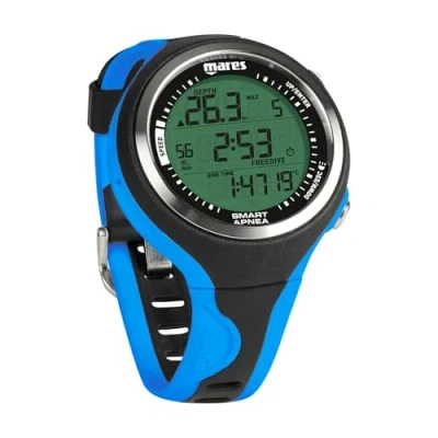Imagen de Mares Smart apnea, Ordenador de Buceo para los Pescadores submarinos y buceadores en Talla Única, Negro/Azul