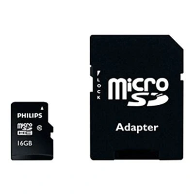 Imagen de Philips Memoria Micro Sdhc Fm16mp45b + Adaptador