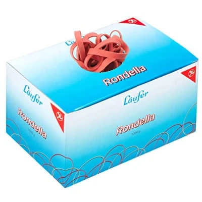 Imagen de Camino RONDELLA bandas de goma, color rojo 200x6 mm/125 mm Ø