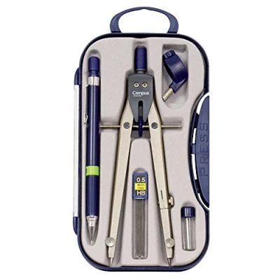Imagen de Campus College Material Escolar Compás BK 310 de Precisión con Adaptador Universal Color Azul