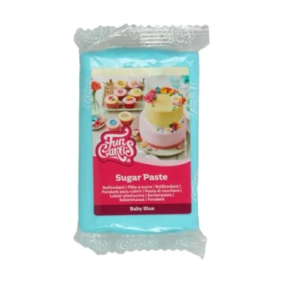 Imagen de FunCakes Pasta De Azúcar Azul Bebé 250 G
