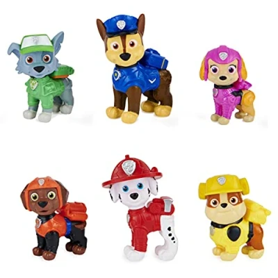 Imagen de PAW Patrol Paquete de Regalo Movie Pups con 6 Figuras Juguete coleccionables, Juguetes para niños a Partir 3 años, Multicolor 6060361