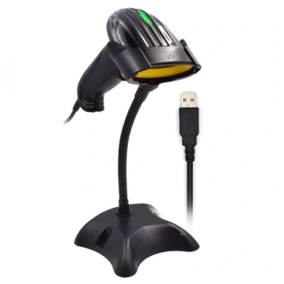 Imagen de SCANNER DE MANO EWENT EW3410 LASER 2D USB NEGRO