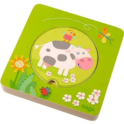 Imagen de HABA 303377 Puzzles Dinosaurios, a Partir de 4 años Puzle Infantil, Multicolor (303377)