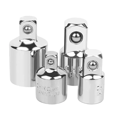 Imagen de 4 Piezas Adaptadores para Llave de Carraca Adaptador 1/2&quot; a 3/8&quot;, 3/8&quot; 1/2&quot;, 1/4&quot;, 1/4&quot;