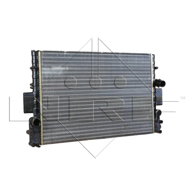 Imagen de NRF Economy Class 53614A Radiador, refrigeración del motor Aluminio 650 452 34 Aletas unidas mecánicamente IVECO: DAILY 4