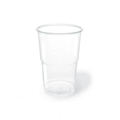 Imagen de TELEVASO 500 uds Vaso de plástico color transparente, polipropileno (PP) Capacidad ml Desechables y reciclables (Vasos PP ml. Transparente (500 Uds.))