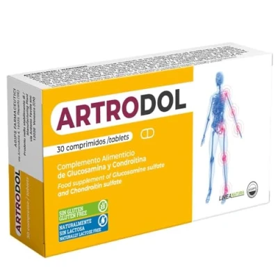Imagen de Articulaciones Suplementos Huesos y cartílagos con altas dosis de condroitina glucosamina 30 comprimidos Agips Artrodol