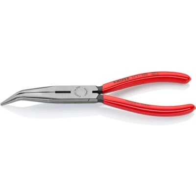 Imagen de Knipex Alicate de montaje (alicate boca cigüeña) negro atramentado, recubiertos plástico 200 mm 26 21