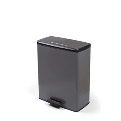 Imagen de Curver Decobin Duo Prullenbak 26+26L Cool Grey(Version Antigua)