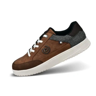 Imagen de bugatti Helium Zapatillas, Hombre, Talla: 40, Cognac/dark grey Zapatos