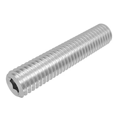 Imagen de Tornillo prisionero SECCARO con punta cónica M6 x 30 mm, acero inoxidable V2A VA A2, DIN 913 / ISO 4026, hexágono interior, 20 piezas