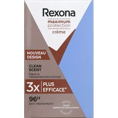 Imagen de Rexona Maximum Protection Crema Antitranspirante Clean Scent 45 ml