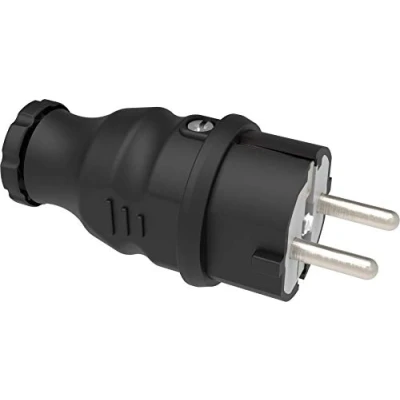 Imagen de Juego de enchufes goma maciza Schuko (16 A/250 V), 250.00V