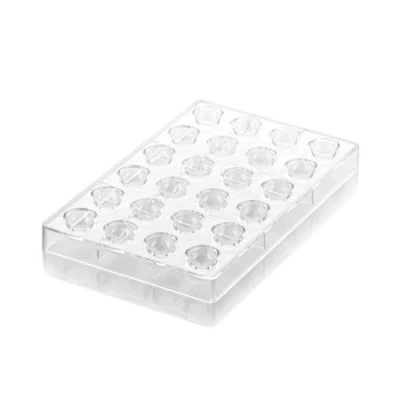 Imagen de Silikomart CH010 BOLLA P MOLDE DE TRITAN N.24 40 X 25 H 14 MM