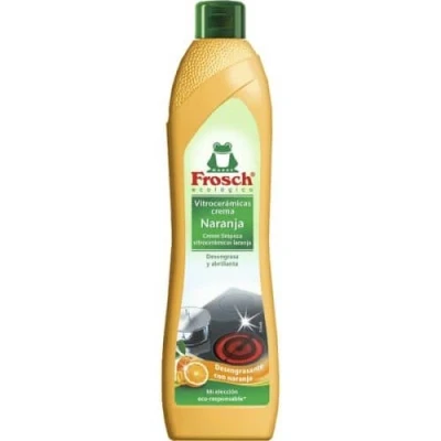 Imagen de Froggy Ecológico Crema de limpieza para vitrocerámicas Naranja 500 ml