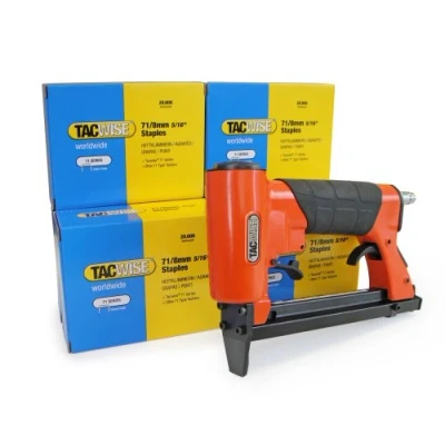 Imagen de TACWISE 1189 Grapadora Neumática (compresor de aire no incluido), 8mm, Set 6 Piezas