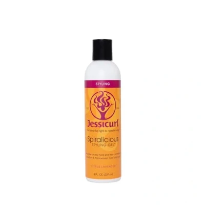 Imagen de Jessicurl Solución para peinar Confident Coils, lavanda cítrica, 8 onzas líquidas. Crema rizos control de humedad y del encrespamiento, productos cabello rizado
