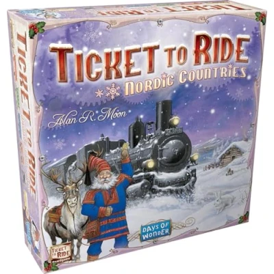 Imagen de Days of Wonder, Ticket to Ride Nordic Countries Board Game, Ages 8+, For 2 3 Players, Average Playtime 30 60 Minutes
