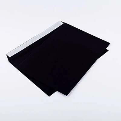 Imagen de 100 Enveloppes DIN C5 162 x 229 mm Noir 120 g/m² sans fenêtre Patte autocollante (Article : 314 A)