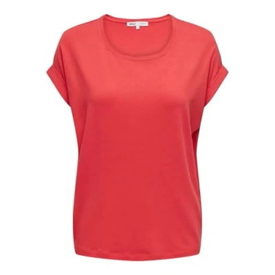 Imagen de ONLY Onlmoster O NECK Camiseta básica, Mujer, Talla: Medium, Cayenne